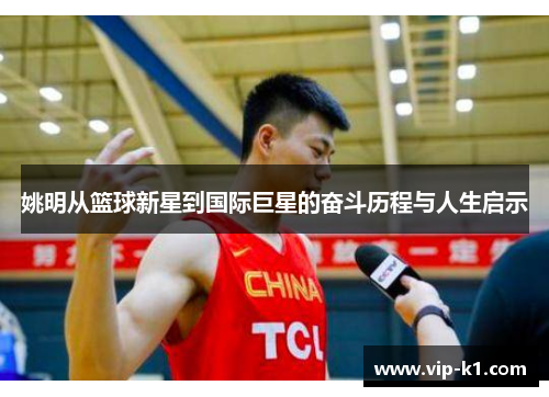 姚明从篮球新星到国际巨星的奋斗历程与人生启示